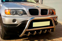 BMW X5 E53 1999–2006 Bullbar WT003 (Inox) 50mm foto 2