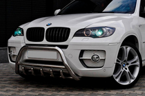 BMW X6 E71 2008–2014 Bullbar WT003 (Inox) 50mm foto 1
