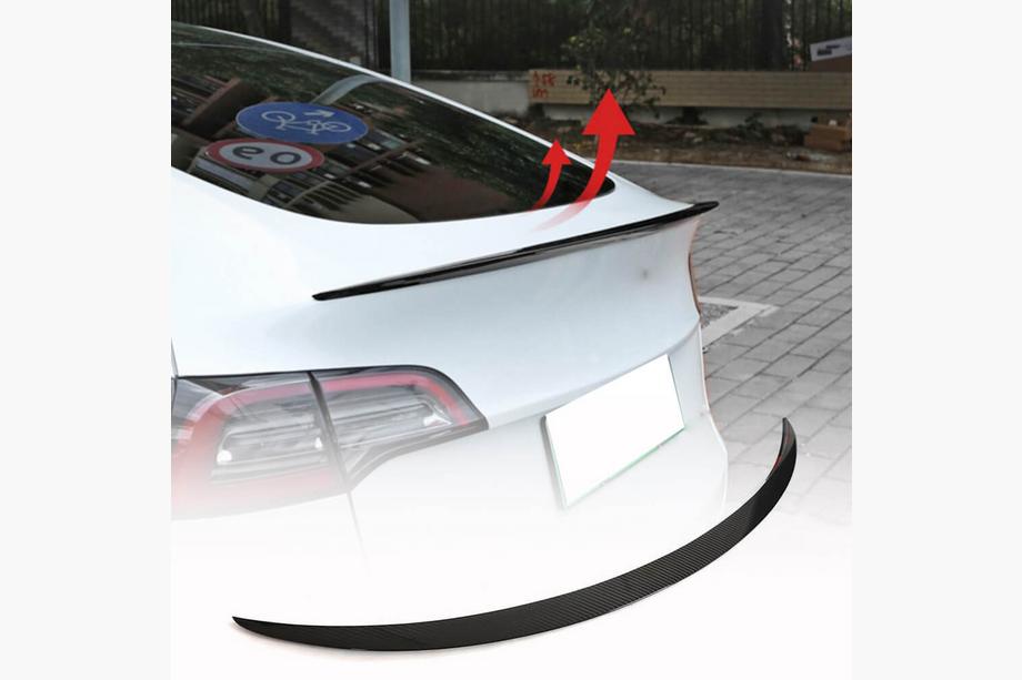 Tesla Model 3 2017- Spoiler V5 (2017-2023, Carbon) Image