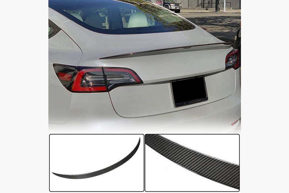 Tesla Model 3 2017- Spoiler Spate V7 (2017-2023, Carbon) Image