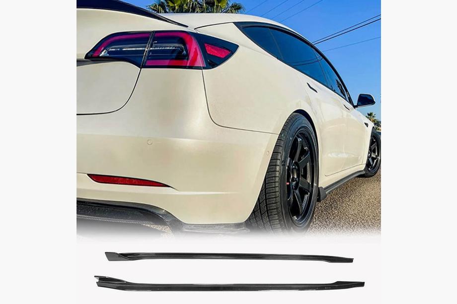 Tesla Model 3 2017- Capace Praguri V2 (2017-2023, Carbon) Foto 1