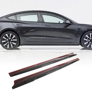 Protectii Praguri V1 (2017-2023, Carbon) foto 1
