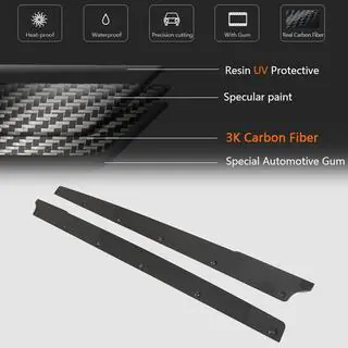 Protectii Praguri V1 (2017-2023, Carbon) foto 4