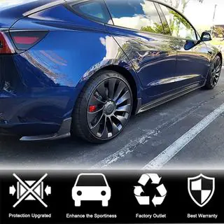 Protectii praguri V4 (2017-2023, Carbon) foto 3