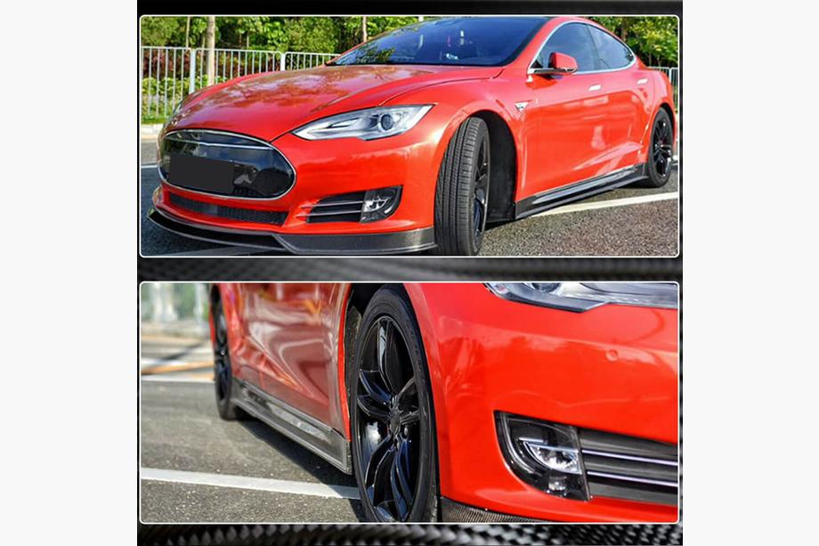 Tesla Model S 2012– Capace Praguri V1 (2014-2021, Carbon) Foto 3