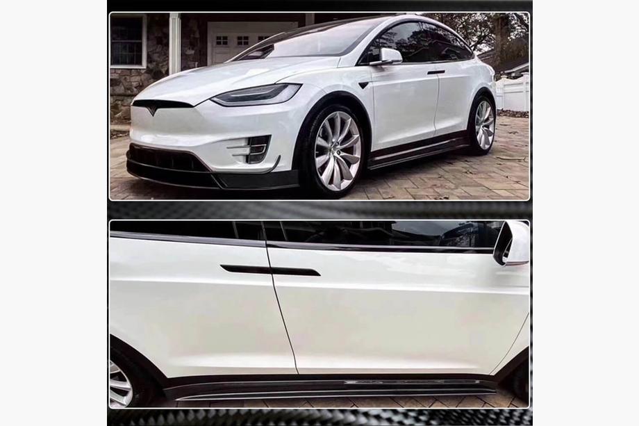 Tesla Model X 2015- Capace Prag Carbon V2 (2016-2020) Foto 4