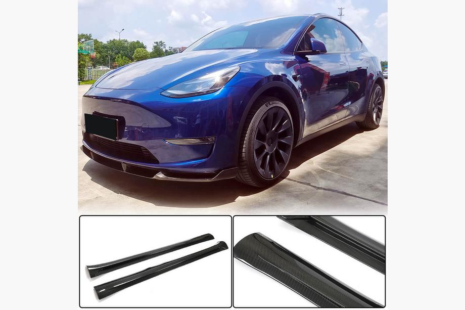 Tesla Model Y 2020- Extensii praguri Carbon V2 (2019+) Image