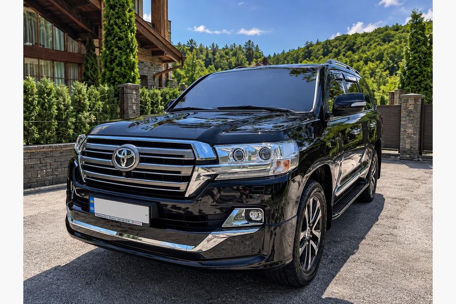 Toyota Land Cruiser 200 2007-2021 Lip frontal 2016↗ (Executive 2019) Alb Foto 3