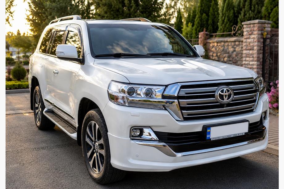 Toyota Land Cruiser 200 2007-2021 Lip frontal 2016↗ (Executive 2019) Alb Foto 4