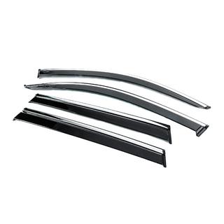 Deflectoare geamuri cu ornament cromat Niken Luxury (4 buc) foto 2