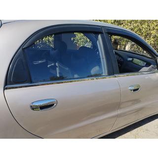 Ornamente geamuri inox (4 buc) Chevrolet Lanos 1998–2017 foto 1