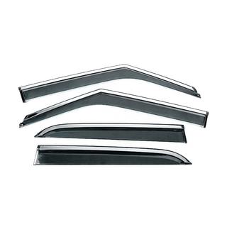 Deflectoare geamuri cu ornament cromat Niken Luxury (4 buc) foto 1