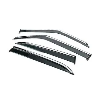 Deflectoare geamuri cu ornament cromat Niken Luxury (4 buc) Chevrolet Blazer 2018-2023 foto 2