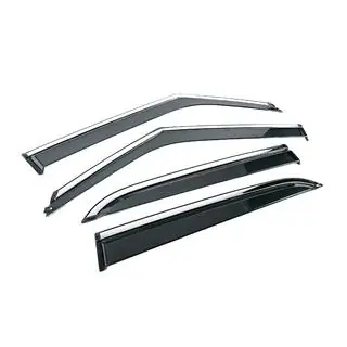 Deflectoare geamuri cu ornament cromat Niken Luxury (4 buc) Chevrolet Blazer 2018-2023 foto 3