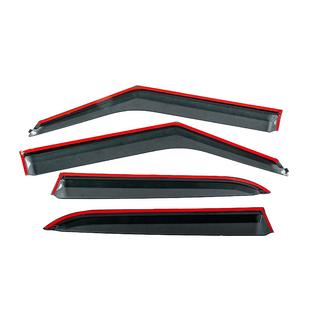 Deflectoare geamuri cu ornament cromat Niken Luxury (4 buc) foto 4