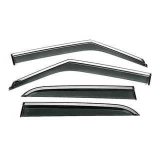 Deflectoare geamuri cu ornament cromat Niken Luxury (4 buc) Chevrolet Trailblazer 2020- foto 1
