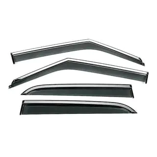 Deflectoare geamuri cu ornament cromat Niken Luxury (4 buc) Chevrolet Trailblazer 2020- foto 1