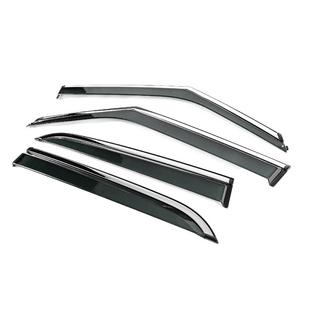 Deflectoare geamuri cu ornament cromat Niken Luxury (4 buc) Chevrolet Trailblazer 2020- foto 2