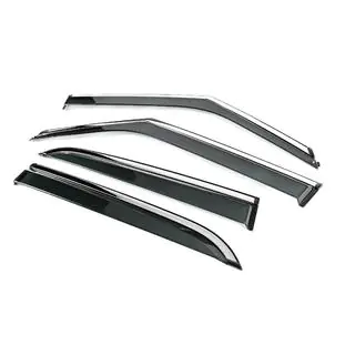 Deflectoare geamuri cu ornament cromat Niken Luxury (4 buc) Chevrolet Trailblazer 2020- foto 2