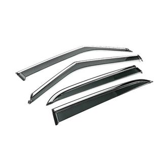 Deflectoare geamuri cu ornament cromat Niken Luxury (4 buc) Chevrolet Trailblazer 2020- foto 3