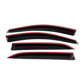 Deflectoare geamuri cu ornament cromat Niken Luxury (4 buc) foto 4