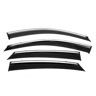 Deflectoare geamuri cu ornament cromat Niken Luxury (4 buc) foto 1