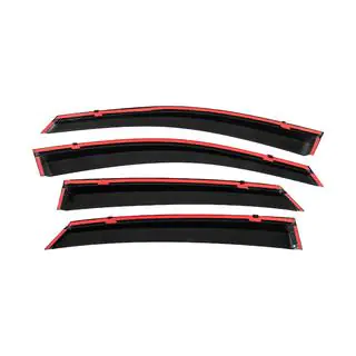 Deflectoare geamuri cu ornament cromat Niken Luxury (4 buc) foto 4