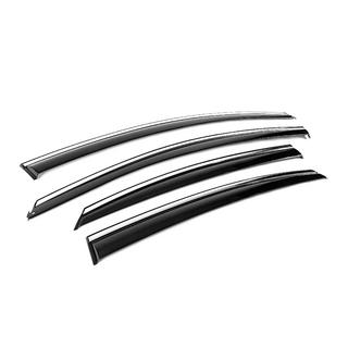 Deflectoare geamuri cu ornament cromat Niken Luxury (4 buc) Hyundai Sonata LF 2014-2019 foto 3