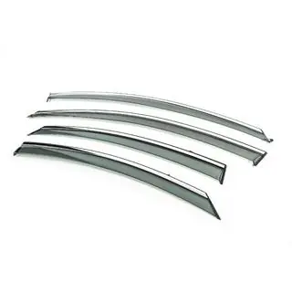 Deflectoare geamuri cu ornament cromat Niken Luxury (4 buc) foto 2