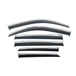 Deflectoare geam cromate Niken Luxury (2020-2023, 6 buc) Hyundai Santa Fe 4 2018-2023