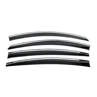 Deflectoare geamuri cu ornament cromat Niken Luxury (4 buc)