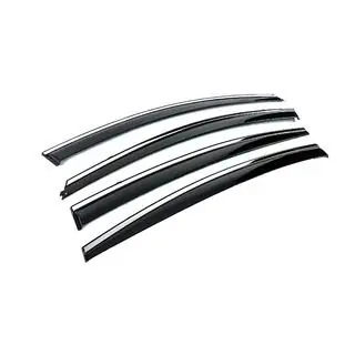 Deflectoare geamuri cu ornament cromat Niken Luxury (4 buc) Hyundai Elantra (AD) 2015-2020 foto 3