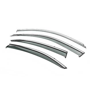 Deflectoare geamuri cu ornament cromat Niken Luxury (4 buc) foto 2