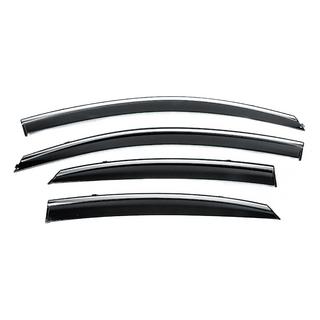 Deflectoare geamuri cu ornament cromat Niken Luxury (4 buc) foto 1