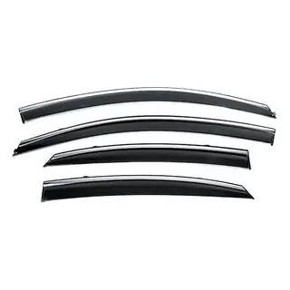Deflectoare geamuri cu ornament cromat Niken Luxury (4 buc) Hyundai Accent 2017-2023 foto 1