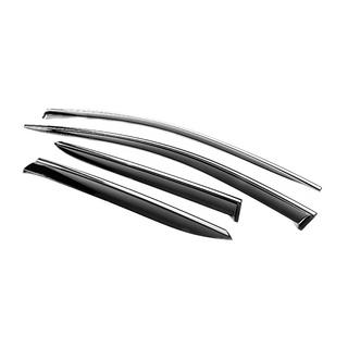 Deflectoare geam cu ornament cromat Niken Luxury (2021-2023, 4 buc) Kia Niro 2022– foto 2