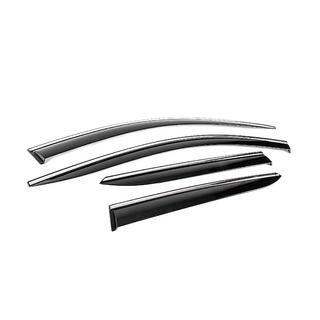 Deflectoare geam cu ornament cromat Niken Luxury (2021-2023, 4 buc) Kia Niro 2022– foto 3