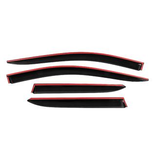 Deflectoare geam cu ornament cromat Niken Luxury (2021-2023, 4 buc) Kia Niro 2022– foto 4