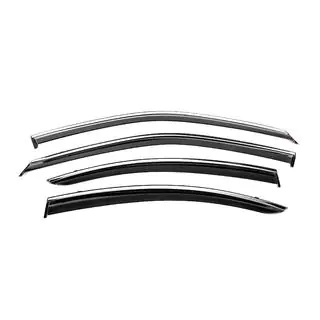 Deflectoare geamuri cu ornament cromat Niken Luxury (4 buc) foto 1
