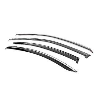 Deflectoare geamuri cu ornament cromat Niken Luxury (4 buc) Lexus ES 2006-2011 foto 2