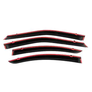 Deflectoare geamuri cu ornament cromat Niken Luxury (4 buc) foto 4