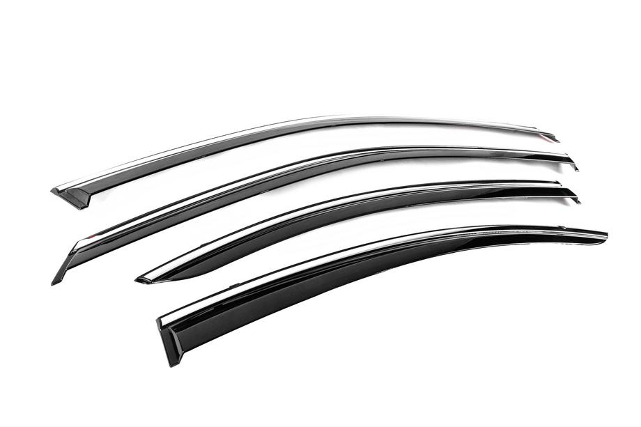Lexus ES 2006-2011 Deflectoare geamuri cu ornament cromat Niken Luxury (4 buc) Foto 3