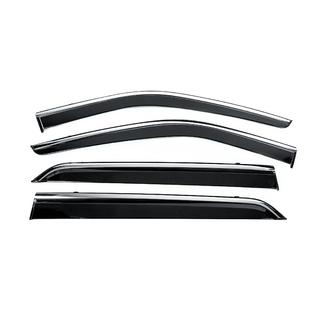 Deflectoare geamuri cu ornament cromat Niken Luxury (4 buc) foto 1