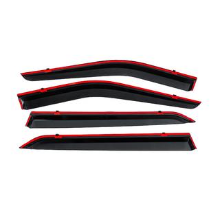Deflectoare geamuri cu ornament cromat Niken Luxury (4 buc) foto 4