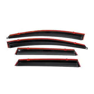 Deflectoare geamuri cu ornament cromat Niken Luxury (4 buc) foto 4