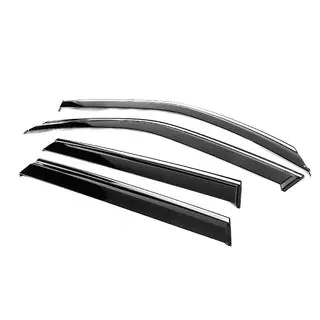 Deflectoare geamuri cu ornament cromat Niken Luxury (4 buc) foto 2