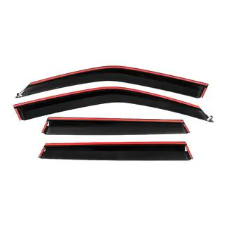 Deflectoare geamuri cu ornament cromat Niken Luxury (4 buc) foto 4