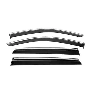 Deflectoare geamuri cu ornament cromat Niken Luxury (4 buc) foto 1