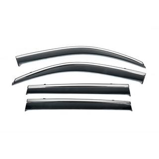 Deflectoare geam cu ornament cromat Niken Luxury (pentru WRX STI, 4 buc) Subaru Impreza 2016-2023