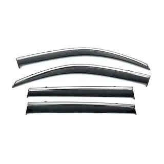 Deflectoare geamuri cu ornament cromat Niken Luxury (4 buc)